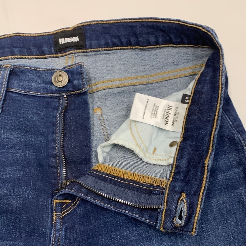 Women Hudson Dark Blue Natalie Super Skinny Jeans Size 28 - Picture 5 of 11